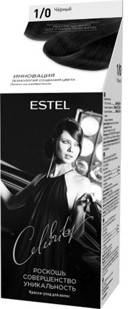 ESTEL PROFESSIONAL Celebrity 1/0 черный крем-краска 140 мл купить,NaN