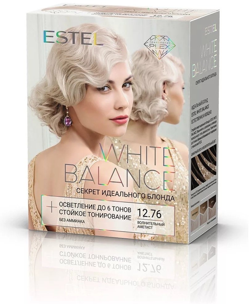 ESTEL PROFESSIONAL White Balance 12.76 волнительный аметист крем-краска 350 мл