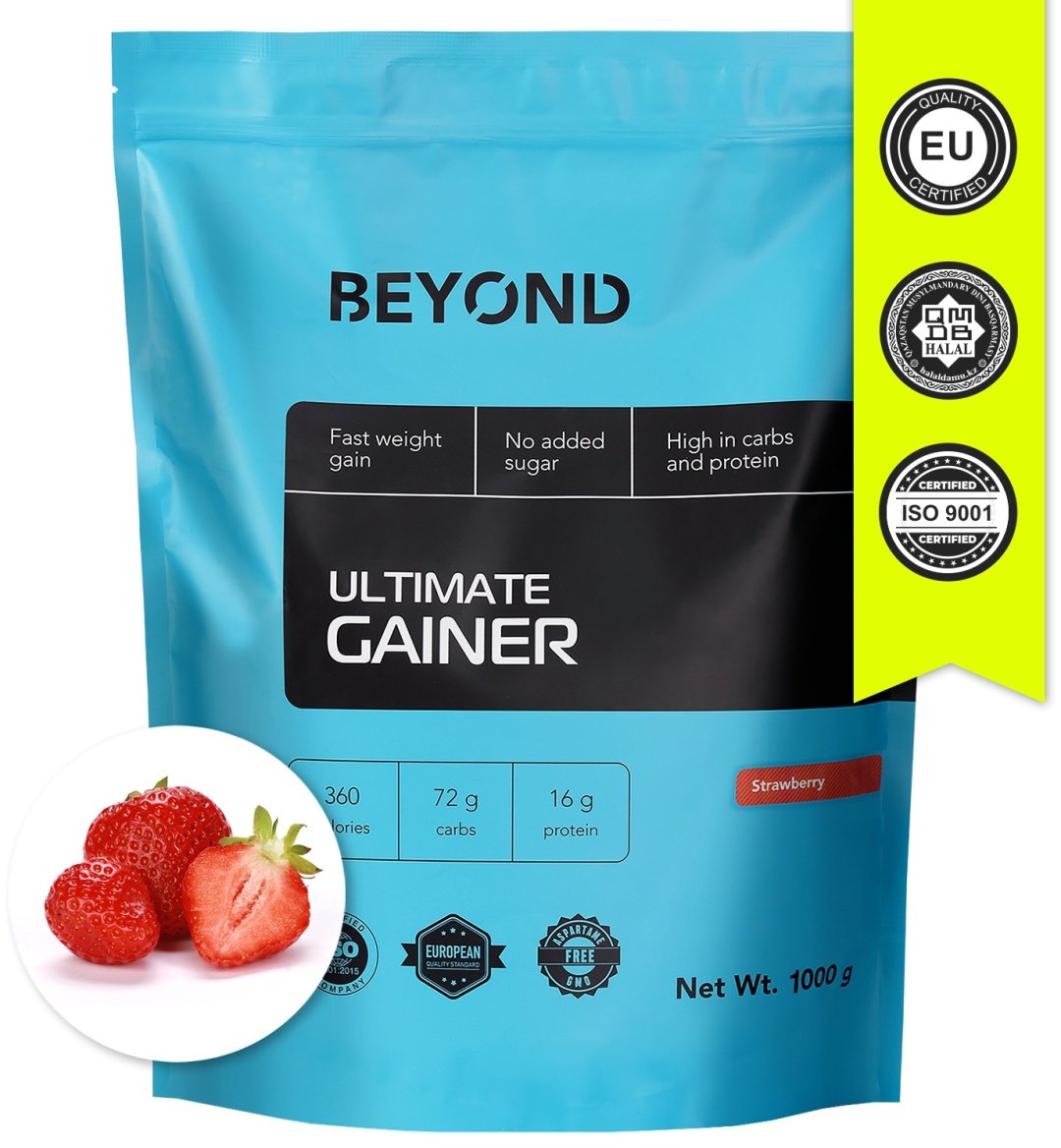 BEYOND Ultimate Gainer Клубника 1000 г купить,9350