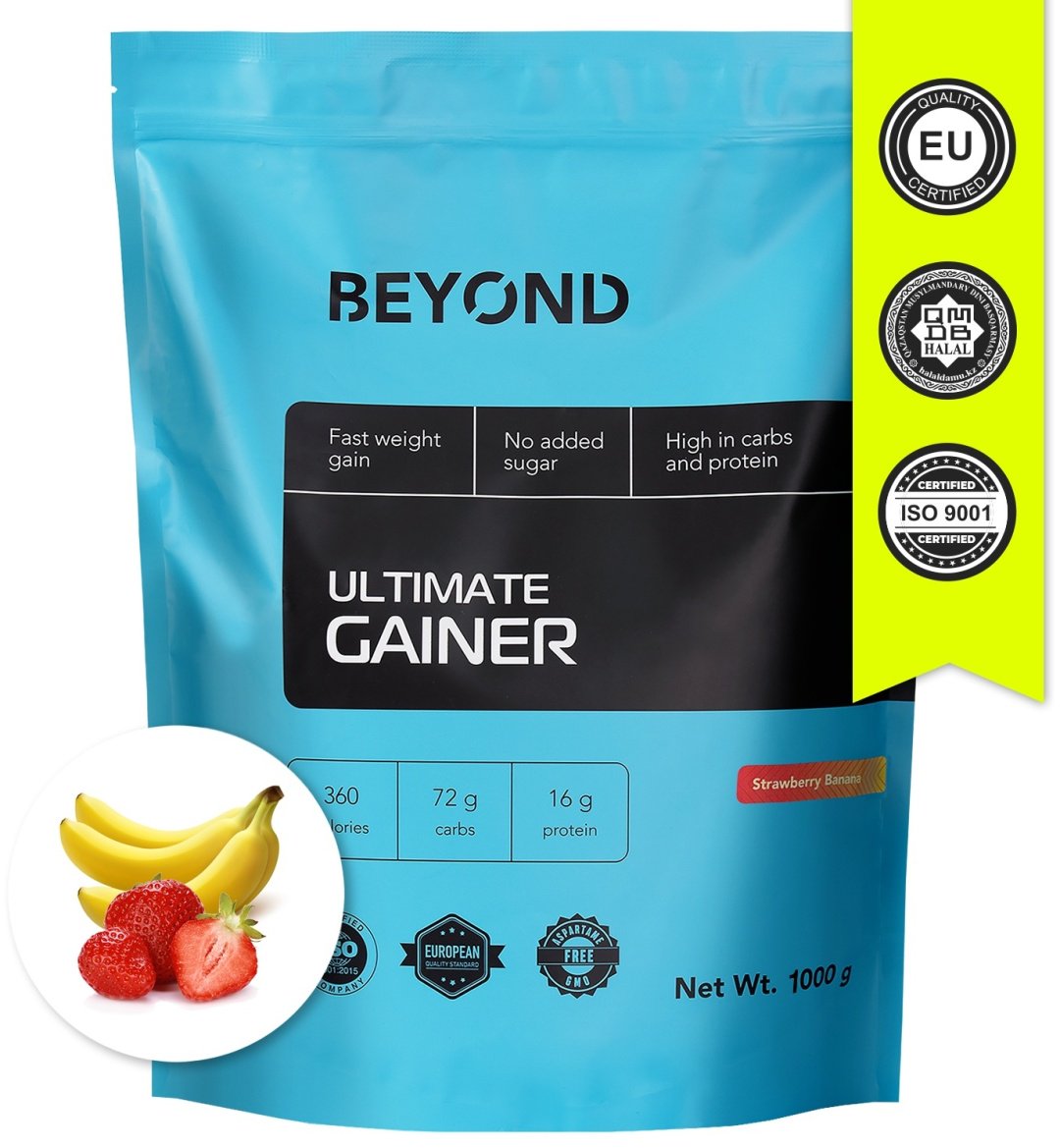 Beyond Ultimate Gainer Клубника-Банан 1000 г