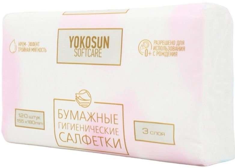 Бумажные салфетки Yokosun 18092025KE 120 шт купить,895