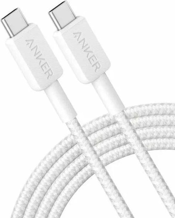 Кабель Anker USB TypeC (M), 1.8 м, Power Line 322 A81F6 белый купить,6990