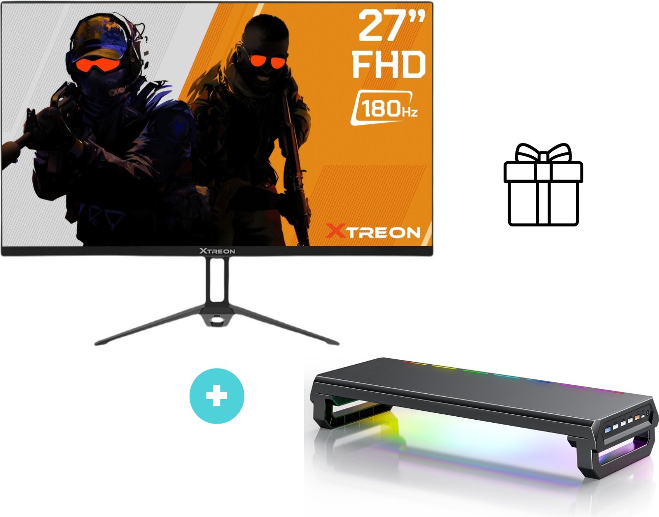 Монитор 27" XTREON XT2753PH черный + подарок купить,NaN