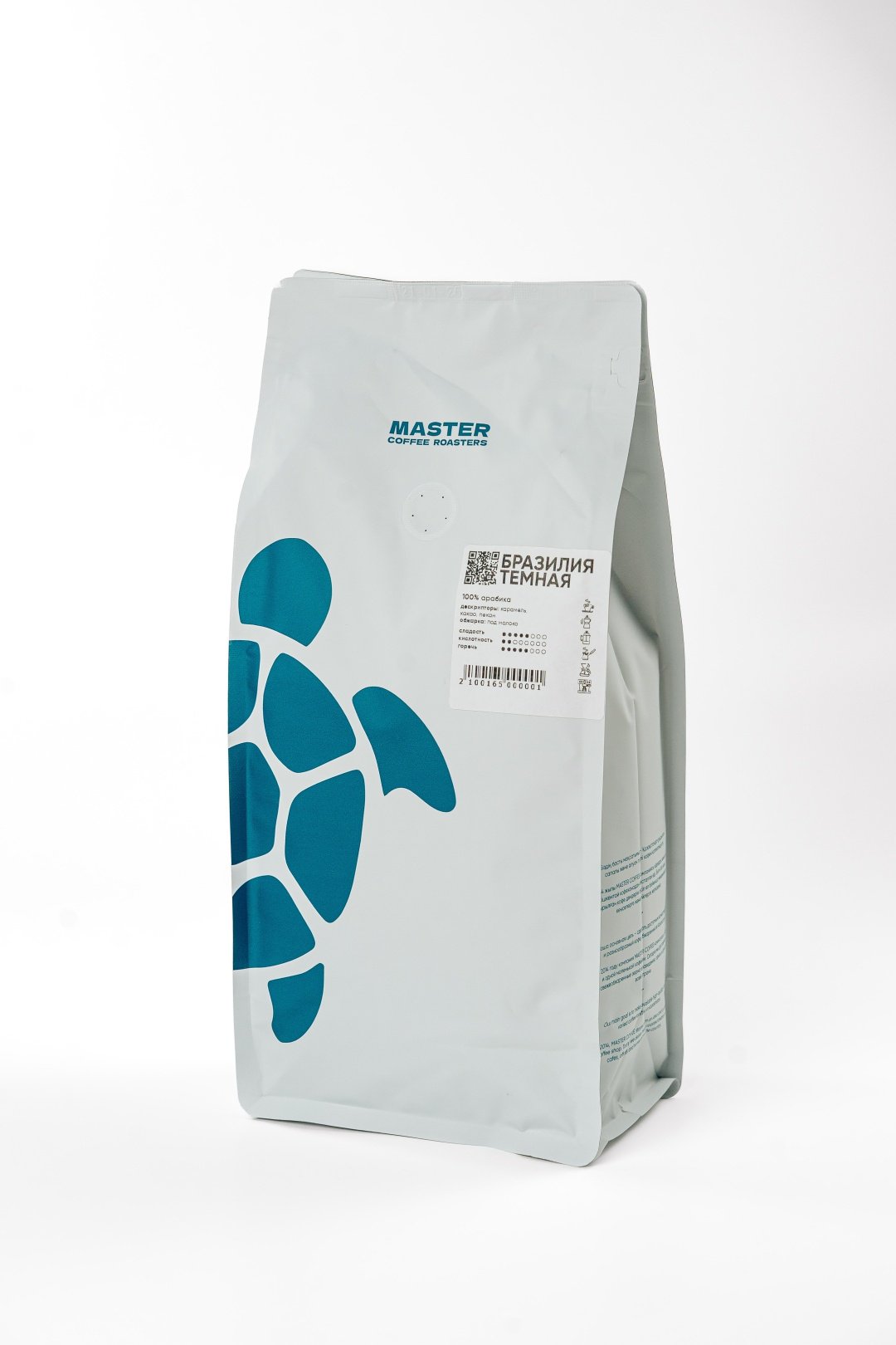 Кофе Master Coffee Бразилия Тёмная зерновой 1000 г