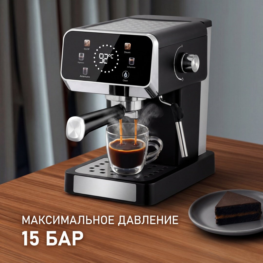 Кофемашина NEXME BC919 черный