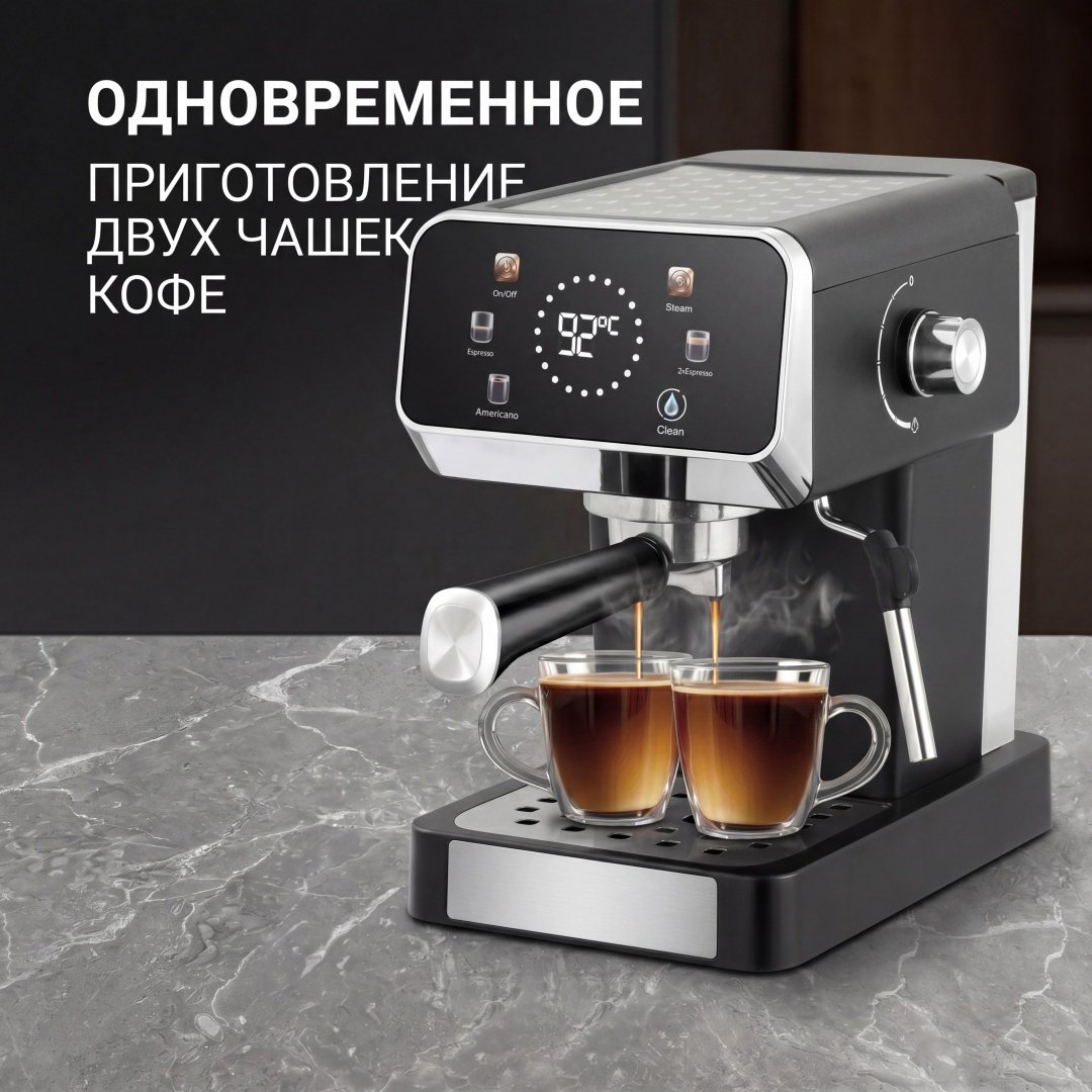 Кофемашина NEXME BC919 черный