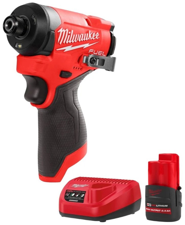 Шуруповерт Milwaukee M12 FID2-0 (4933479876) + M12 HB2.5 (4932480164) + C12 C (4932352000) купить,143690
