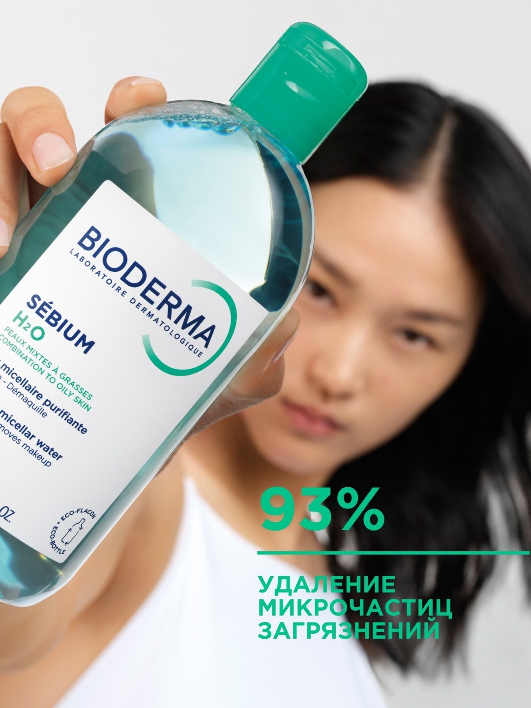 Bioderma Sebium H2O Purifying мицеллярная вода 500 мл