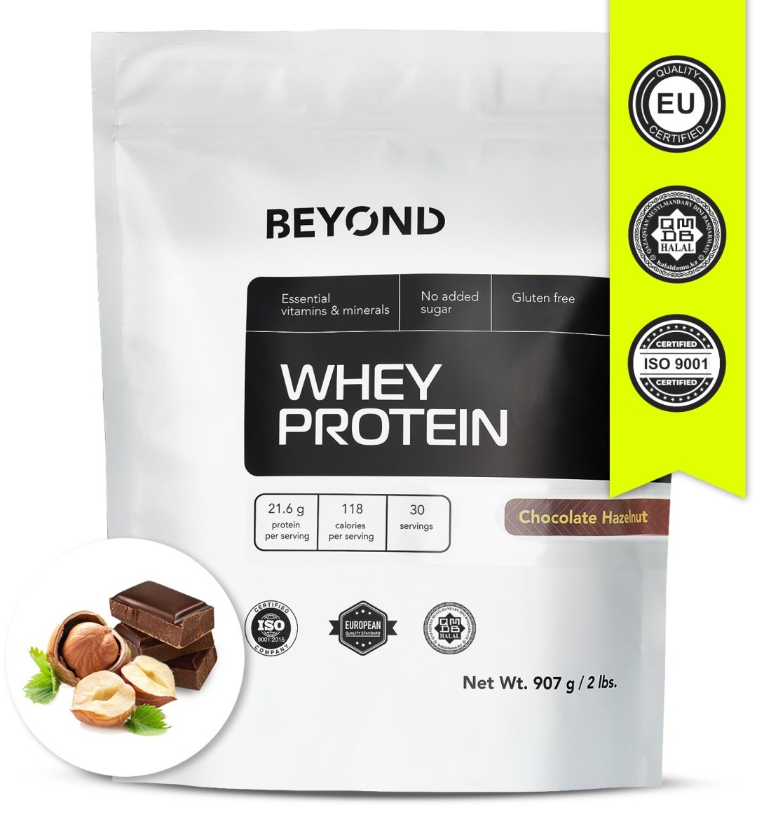 Протеин BEYOND Whey Protein шоколад, лесной орех 900 г