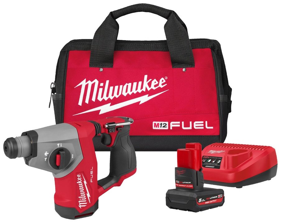 Перфоратор Milwaukee M12 FHAC16-501BRF 4933500781 1.15 Дж, 12 В, SDS-Plus