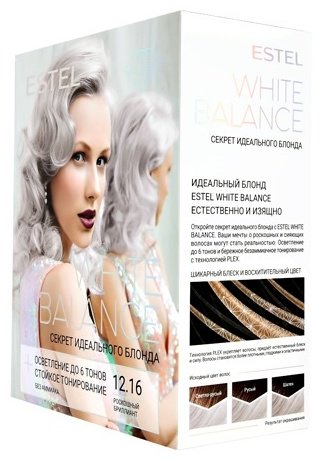 ESTEL PROFESSIONAL White Balance 12.16 роскошный бриллиант крем-краска 200 мл