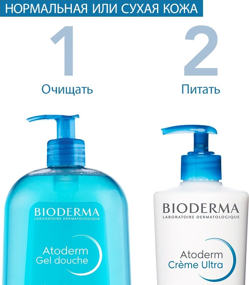 Bioderma Atoderm Creme Ultra Nourishing для лица и тела 500 мл