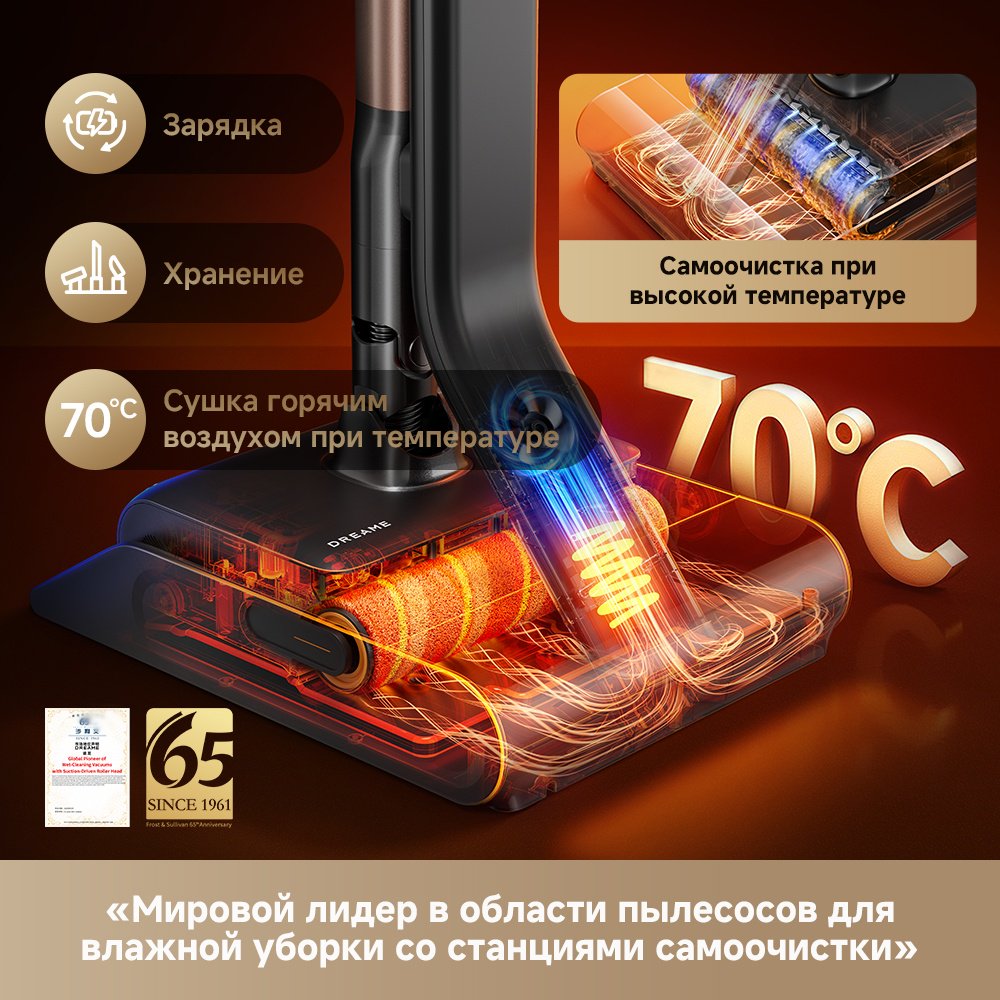 Пылесос DREAME Z40 AquaCycle Pro темно‑серый купить,419990