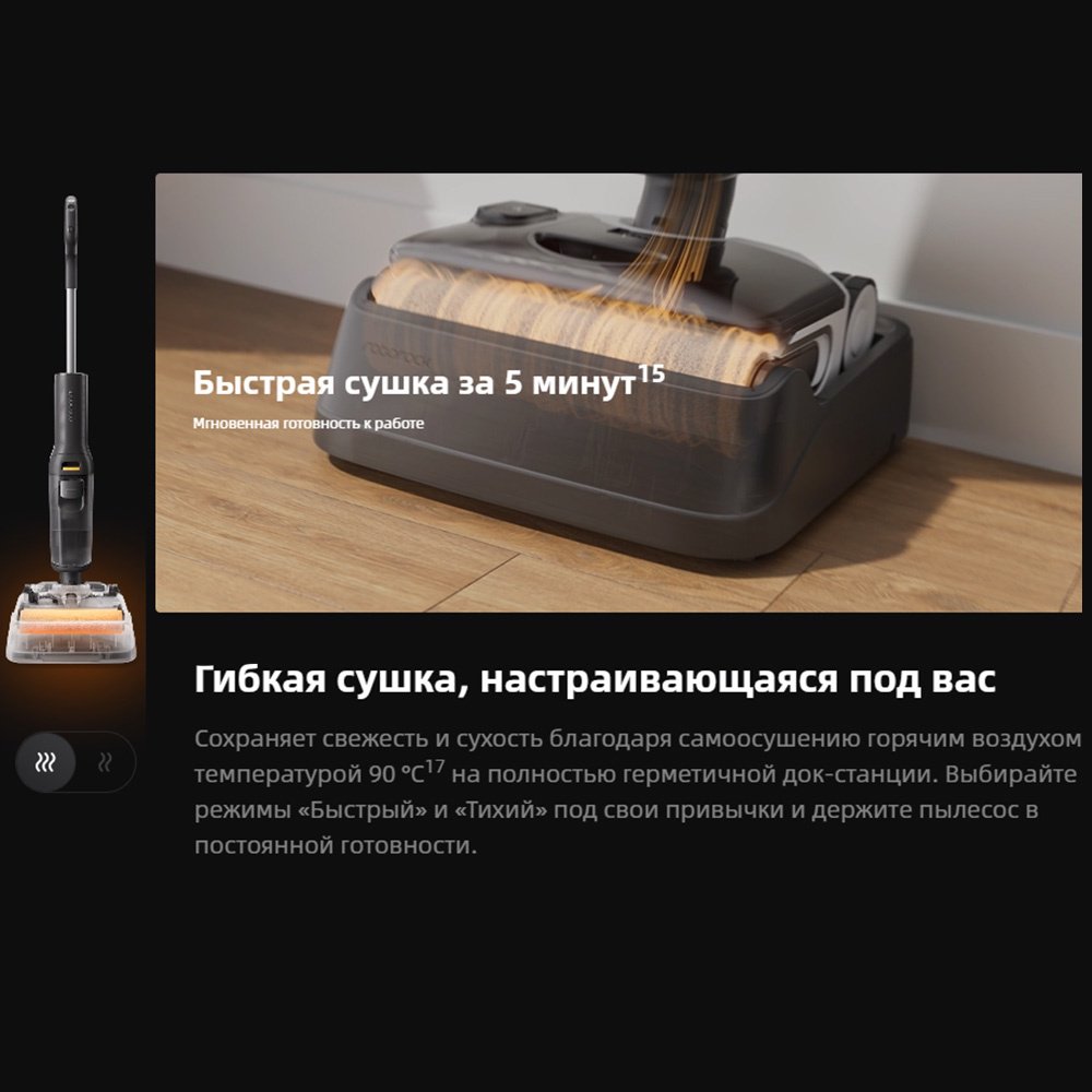 Пылесос Roborock F25 LT Gen2 черный купить,169990