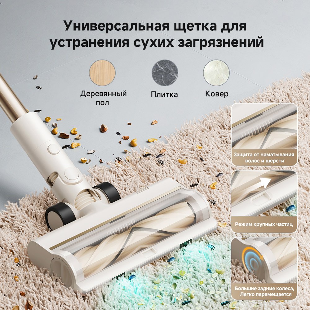 Пылесос DREAME R10S Essential Aqua белый купить,NaN