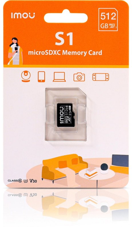 Карта памяти Imou microSD ST2-512-S1 512 Гб