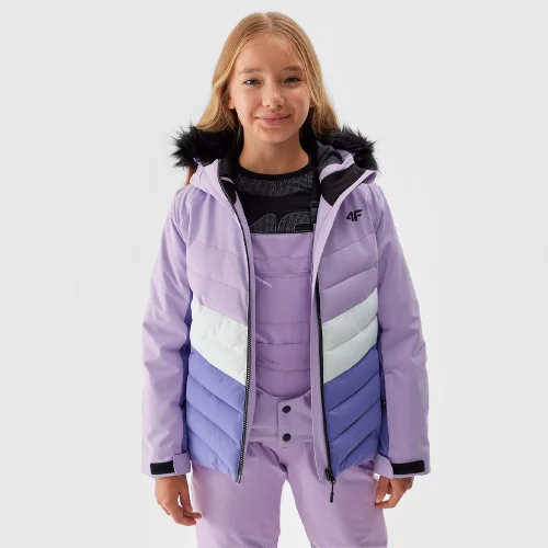Куртка горнолыжная 4F Girl фиолетовая 152 купить,NaN