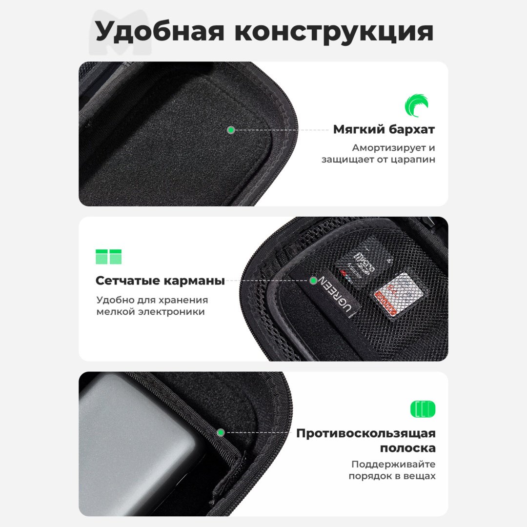 Ugreen LP152 (50903) серый купить,6990