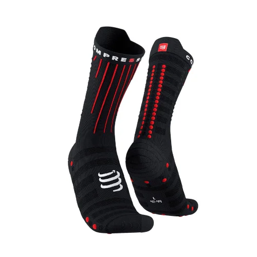 Носки Compressport Aero Socks XU00054B-906 черные T4 45-48