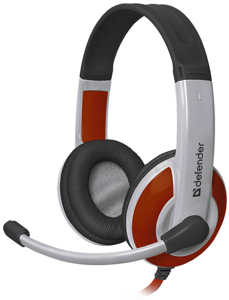 Наушники Defender Warhead G-120 бело-красные купить,NaN