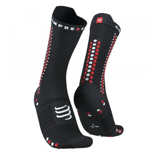 Носки Compressport  Pro racing socks v4.0 bike XU00049B-906 черные 45-48