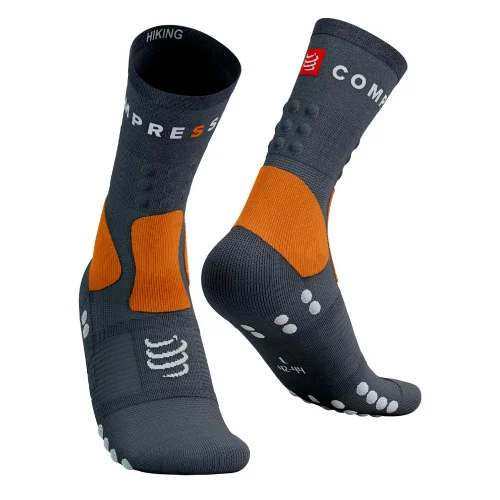 Носки Compressport Hiking SCRU201-1011 черно-оранжевые T2 39-41
