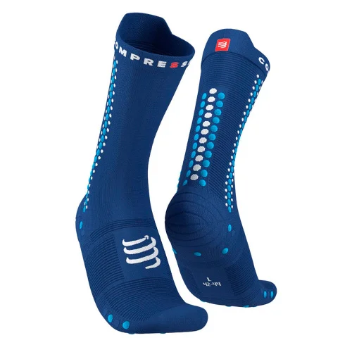 Носки Compressport  Pro racing socks v4.0 bike XU00049B-533 синие T1 39-41