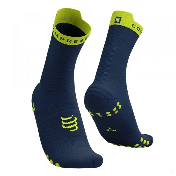 Носки Compressport Pro Racing Socks v4.0 Run High XU00046B-5054 синие 45-47 купить,NaN