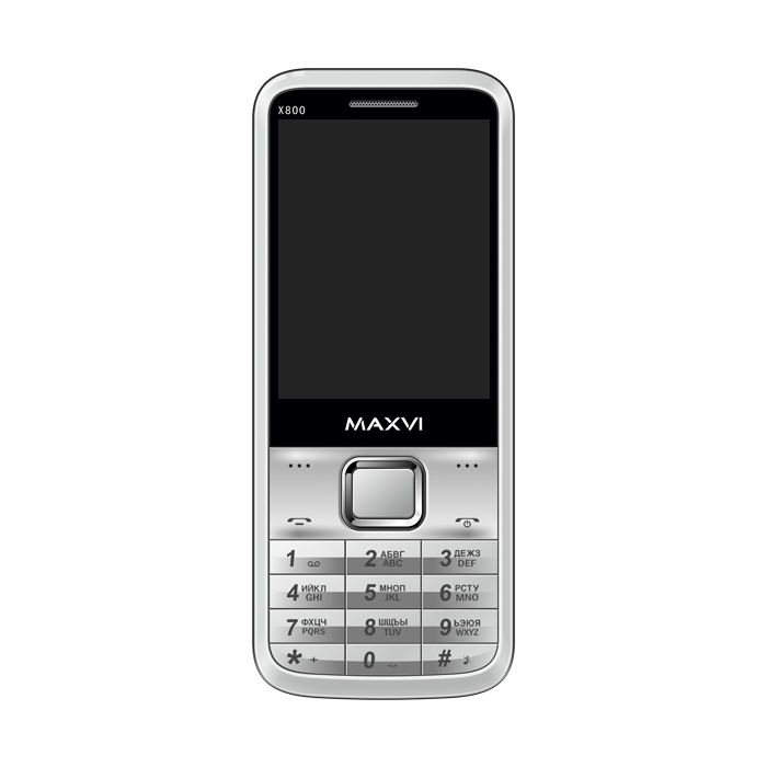 Мобильный телефон Maxvi X800 Silver купить,NaN