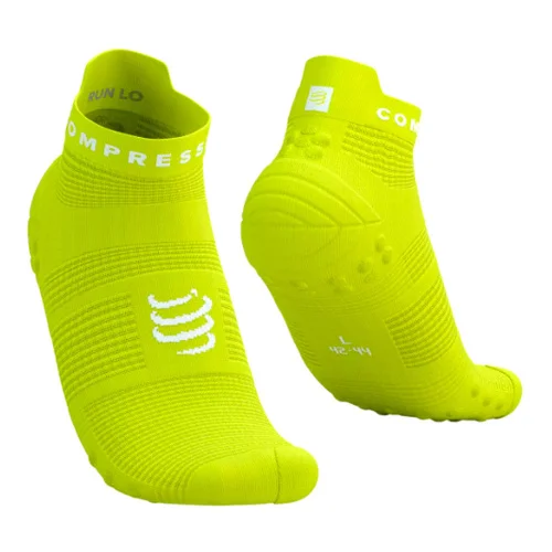 Носки Compressport Pro Racing Socks v4.0 Run Low XU00047B-6016 зеленые 45-47