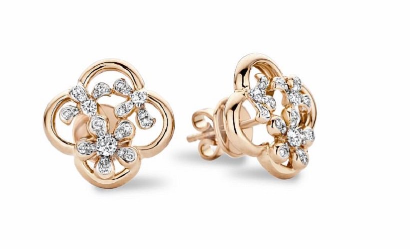 Серьги Tirisi 2293 tir 4,15гр 0,26ct 18ct. купить,NaN