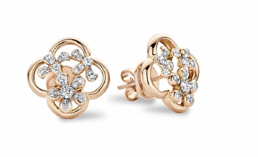 Серьги Tirisi 2293 tir 4,15гр 0,26ct 18ct. купить,NaN