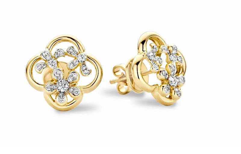 Серьги Tirisi 2292 tir 4,25гр 0,26ct 18ct. купить,NaN