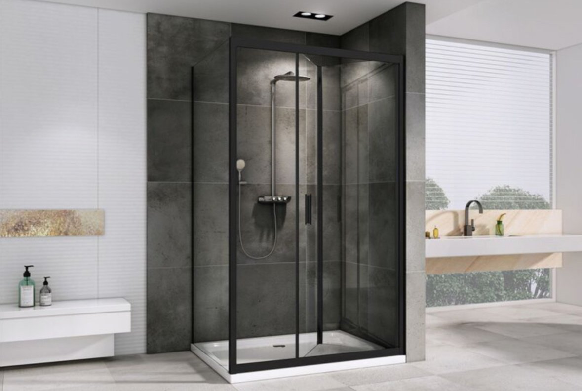 Душевое ограждение Abber двухстенное AG07120B-S85B, 850х1950 мм купить,NaN