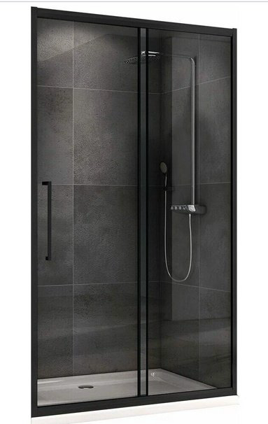 Душевое ограждение Душевая дверь ABBER Schwarzer Diamant AG30120BH (1200*1950)
