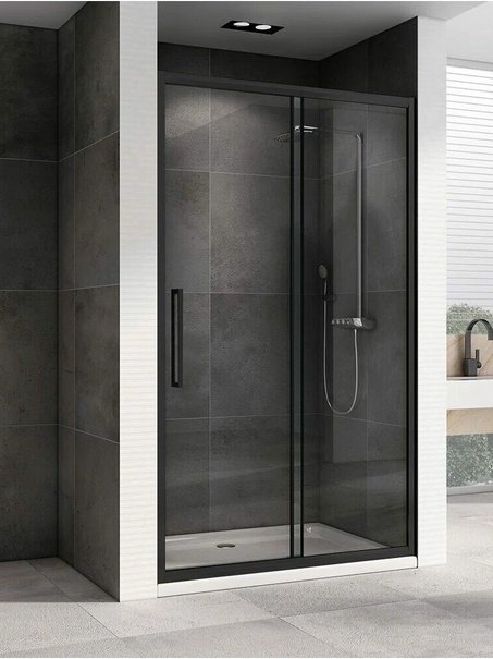 Душевое ограждение Душевая дверь ABBER Schwarzer Diamant AG30120BH (1200*1950) купить,NaN