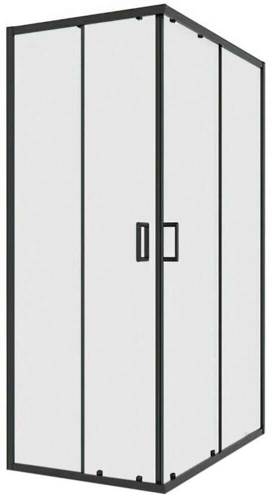 Душевое ограждение Niagara двухстенное NG-6881-08 BLACK, 1000х1950 мм купить,NaN