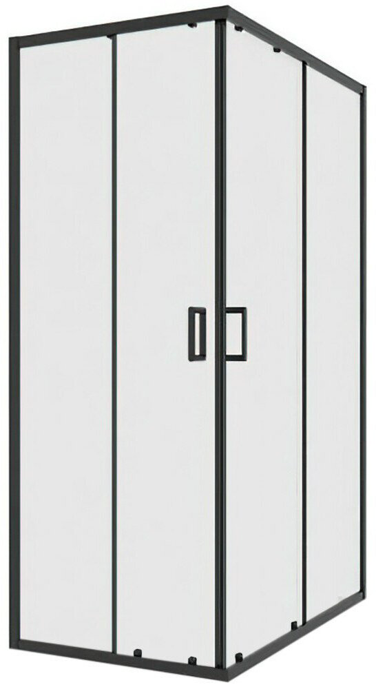 Душевое ограждение Niagara двухстенное NG-6881-08 BLACK, 1000х1950 мм купить,NaN