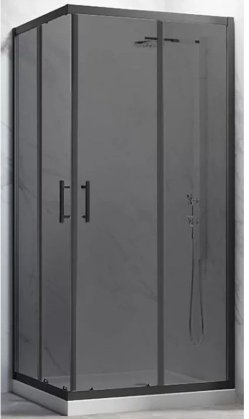 Душевое ограждение KABINKA.KZ двухстенное RV27B-10080-05-C8, 1000х1900 мм купить,NaN