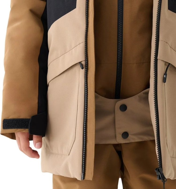 Куртка горнолыжная 4F Boy Skiing Snowboarding 4FJWAW24TTJAM539-82S коричневый 140 - ForteMarket Куртка горнолыжная 4F Boy Skiing Snowboarding 4FJWAW24TTJAM539-82S коричневый 140 купить,60900
