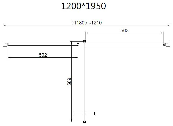 Душевое ограждение KABINKA.KZ двухстенное VSR-4SLP9012CLGM, 900х1950 мм купить,NaN