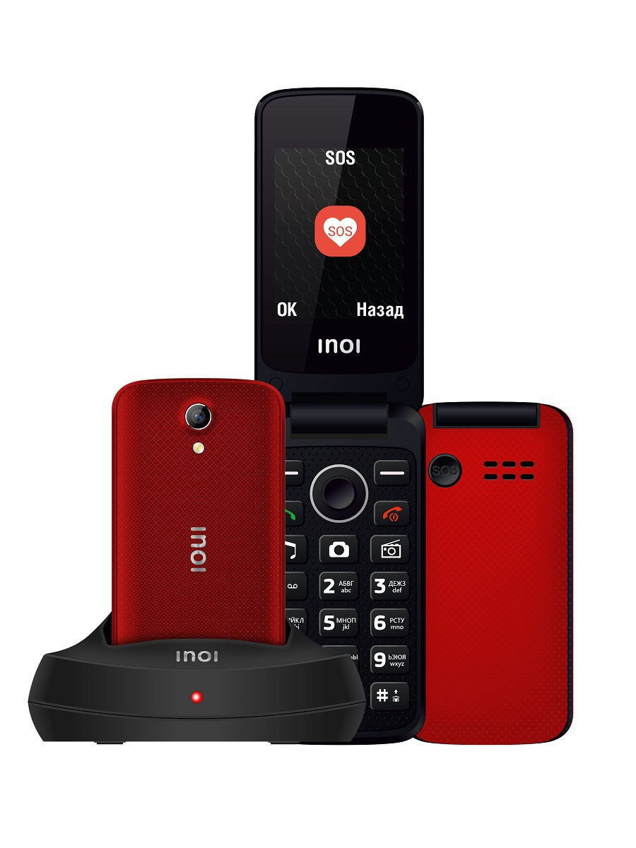 Мобильный телефон Inoi 247B Red купить,NaN