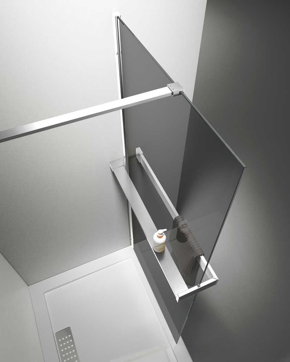 Душевое ограждение KABINKA.KZ одностенное VSW-4HR900CG, 900х2000 мм