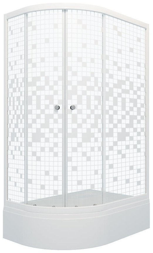 Душевое ограждение Triton двухстенное Коралл ПД19-КС51-E410CL/E450CL, 1200х800х2055 мм