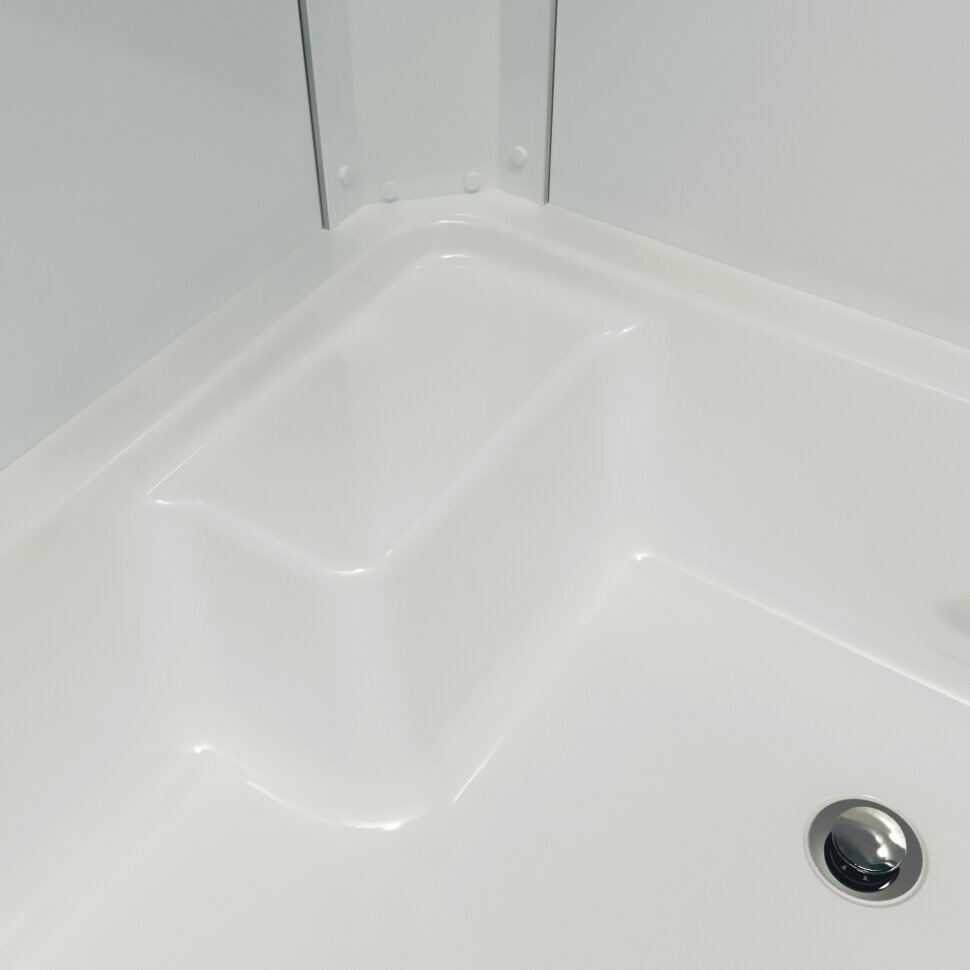 Душевое ограждение Triton двухстенное Коралл ПД19-КС51-E410CL/E450CL, 1200х800х2055 мм