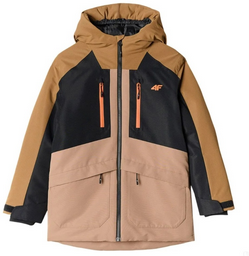 Куртка горнолыжная 4F Boy Skiing Snowboarding 4FJWAW24TTJAM539-82S коричневый 140
