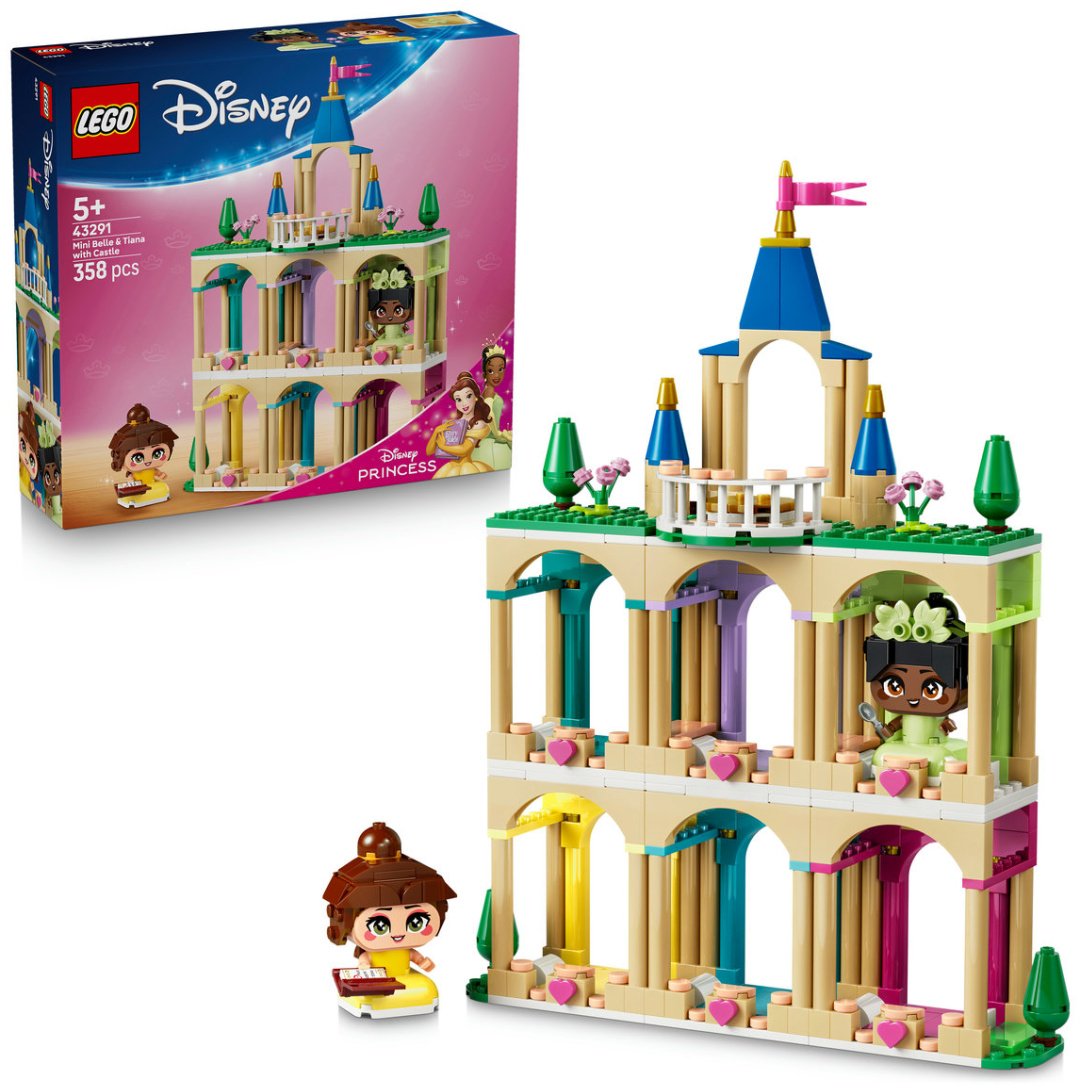 Конструктор LEGO Мини Белль и Тиана с замком 43291, деталей 358 шт купить,NaN