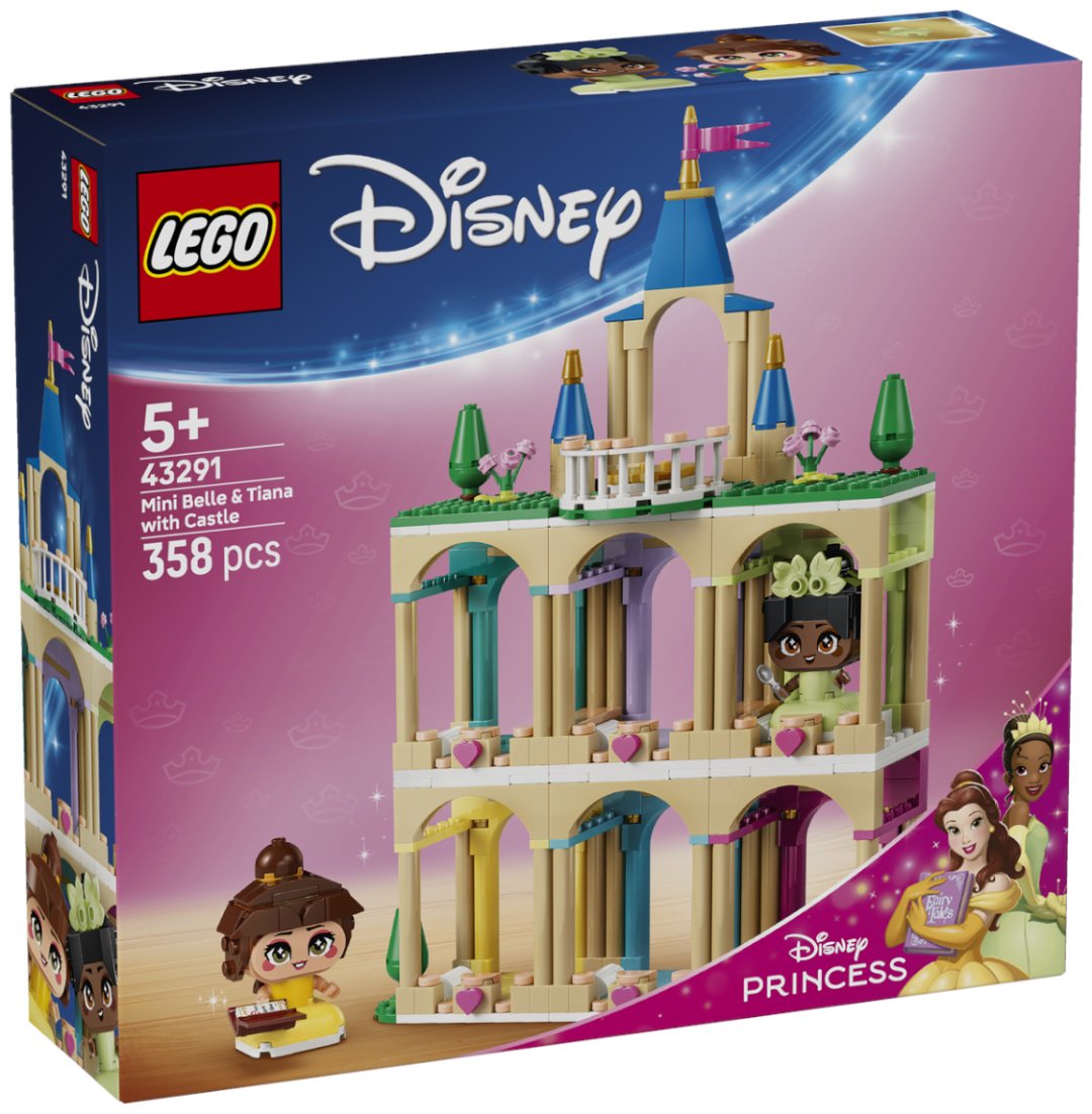 Конструктор LEGO Мини Белль и Тиана с замком 43291, деталей 358 шт купить,NaN