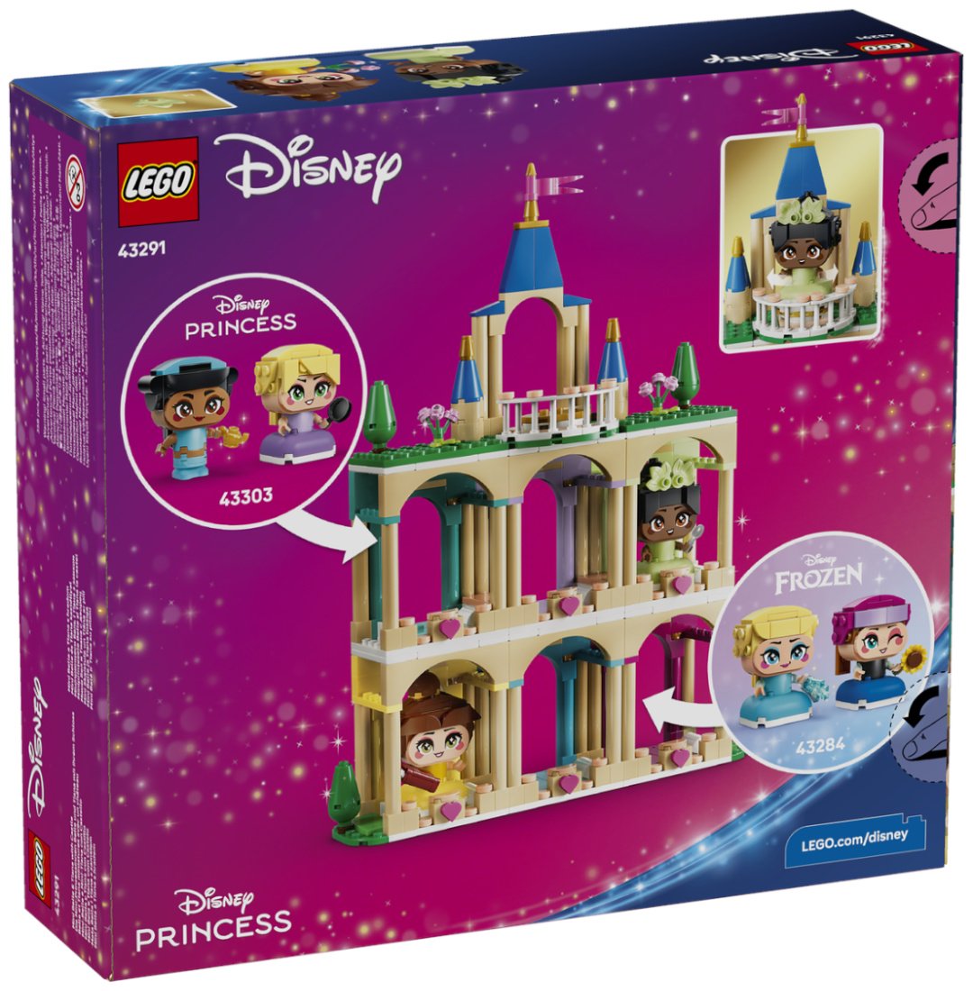 Конструктор LEGO Мини Белль и Тиана с замком 43291, деталей 358 шт купить,NaN