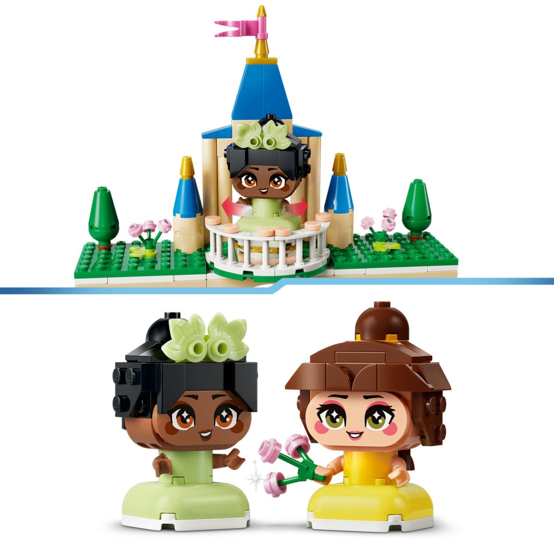 Конструктор LEGO Мини Белль и Тиана с замком 43291, деталей 358 шт купить,NaN
